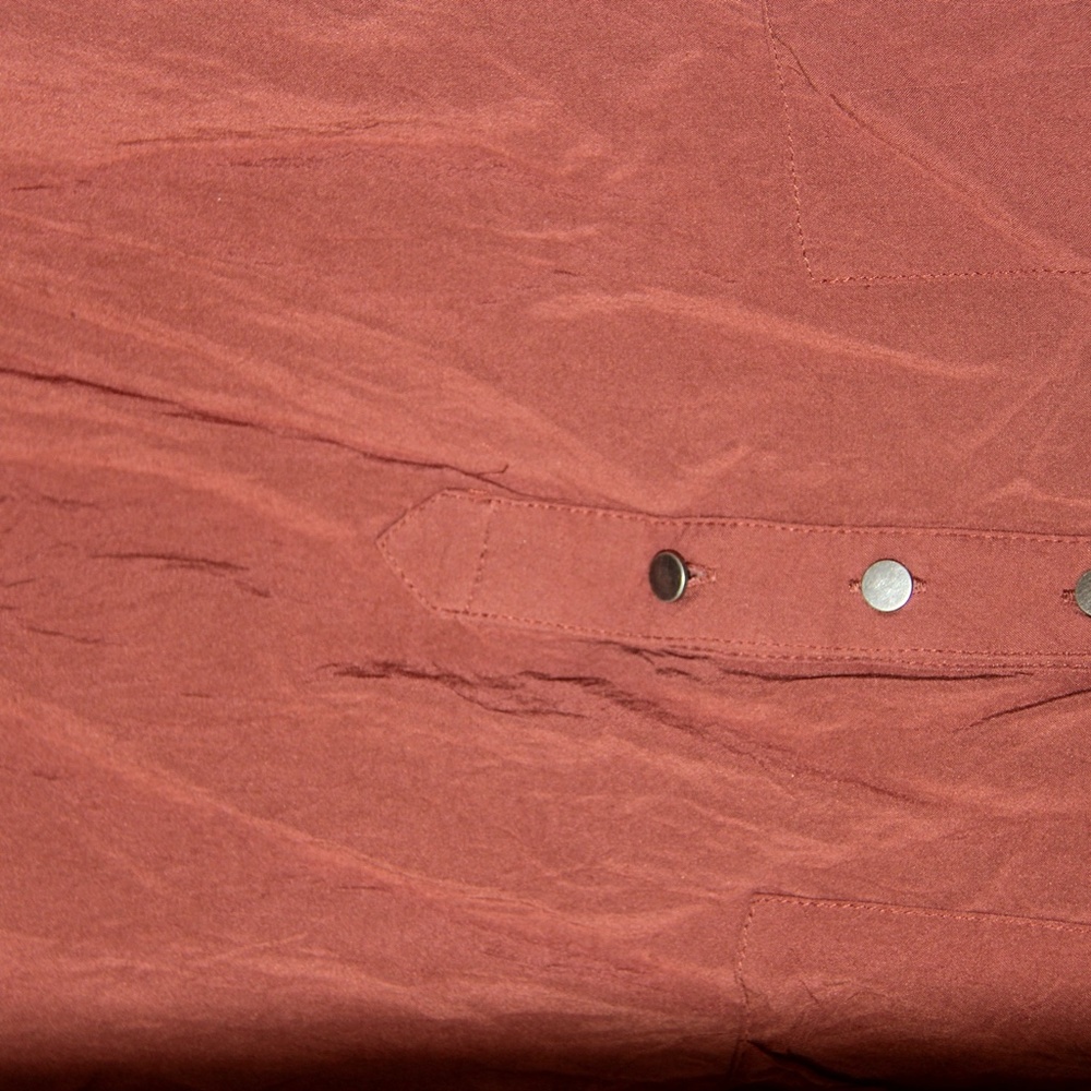 Torrid Harper Brick Red Challis Sleeveless Blouse - Picture 7 of 11